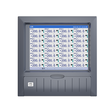 j9真人第一品牌MIK-R8000D 1-40路 10.4英寸 彩屏 无纸记录仪 USB