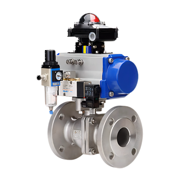 j9真人第一品牌-气动法兰球阀 流体控制